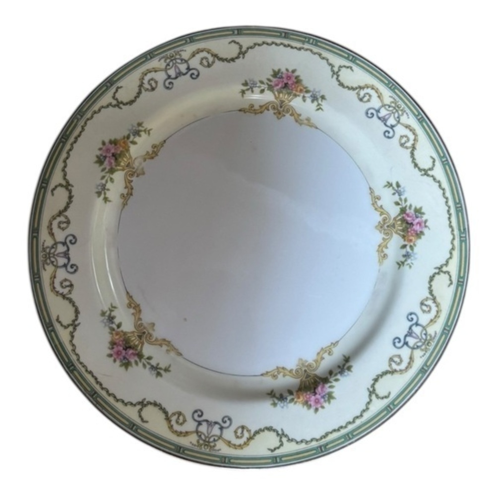 VINTAGE NORITAKE CHINA JAPAN SMARTNIS LUNCHEON PLATES CA 1931 Set of Three